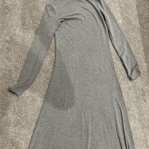 Zara Gray Long Sleeve Dress